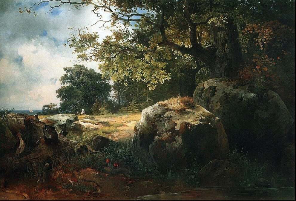 Вид в окресностях Ораниенбаума 1854