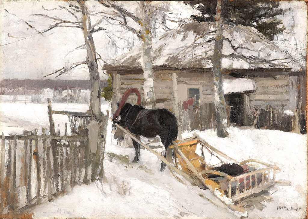 Зимой, 1894 год, Третьяковская галерея