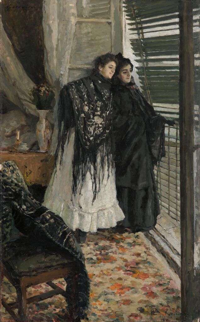 У балкона. Испанки Леонора и Ампара_1888-1889_Третьяковская галерея